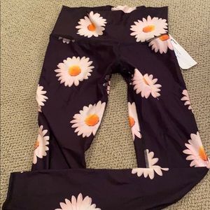 Flower print leggings